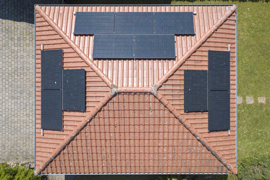 Solaranlage auf Nebengebäude