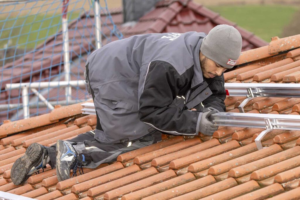 Montage Trägersystem für Solarmodule