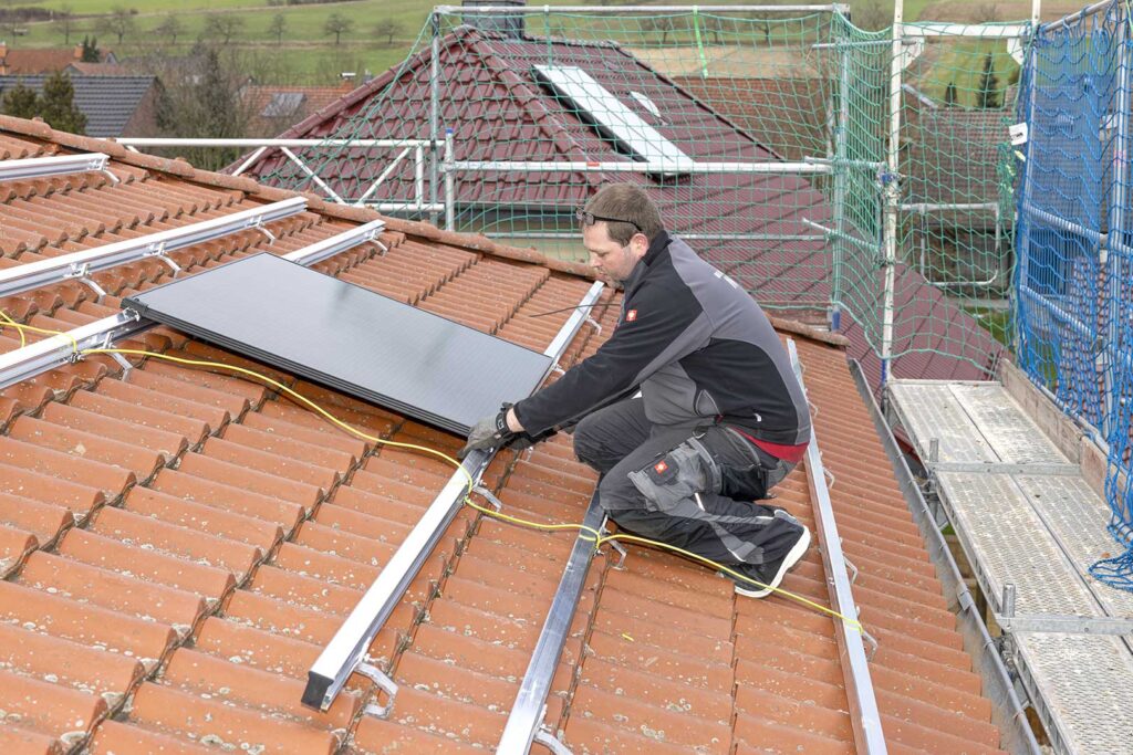 Installation PV-Module