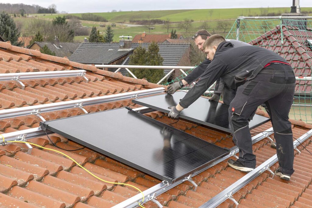 Installation PV-Module